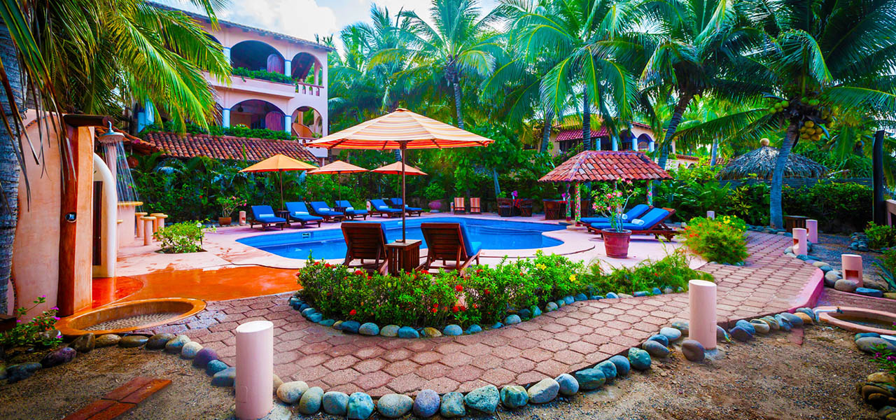 Minivillas y alberca Casa de La Sirena